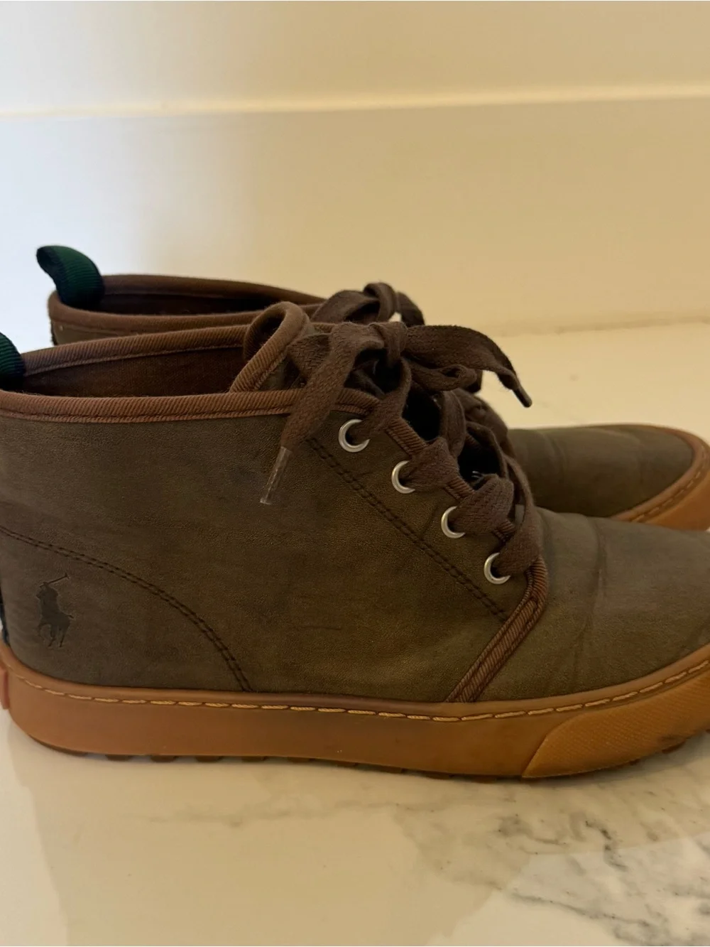 Polo by Ralph Lauren Brown High-Top Kids Boots